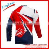 100%polyester Coolmax Downhill Mountain Bike Jersey thumbnail-4