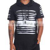 Hot Sale China Factory Direct Supply Print Pattern Chest Zipper Pullover Hoodie With Adjustable Drawstring Accent Hood thumbnail-4