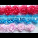Beautiful Wholesale Chiffon Flower, Rosettes Flowers, Shabby Chiffon Flower for Headwear/Garment/Dress/Wedding /decoration thumbnail-3