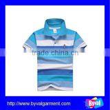Low Price Clothes for Children Fashion Cheap Stripe Kids Polo Shirt Wholesale thumbnail-2