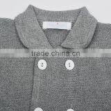 Gray Fashion Crochet Baby Cardigan thumbnail-3