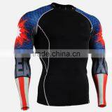 Men's Gym Compression Wear Fitness Long Sleeve thumbnail-1