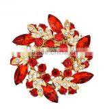 Zm53221a High Quality Fashion Women Flower Alloy Brooch With Gold Plated thumbnail-3