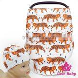 CT-85 Lovebaby Wholesale Baby Product Printed Tiger Fabric Suit Car Cover &Mother Feeding For Newborn Baby thumbnail-1
