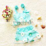 S31343W Fancy Flower Bikini Girls Photo Bathing Suit thumbnail-2