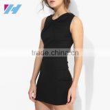 Korean Women's Fashion Wholesale Knot Front Bodycon Tunic Mini Dresses thumbnail-2