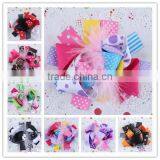 Multi Ribbons With Feather Party Bow Feather Hair Clips Bowknot Baby Hair Accessories Headwrap Hair Ribbon Headbands in Stock thumbnail-1