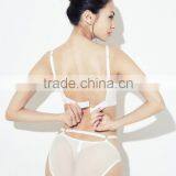 Runwaylover 5501 Hot Sale White Lace Sexy Hollow Out Bra Set thumbnail-2