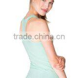 Next Level Apparel Ladies' Spandex Jersey Racerback Tank Top - 57% Combed Ring-spun Cotton, 38% Polyester and 5% Spandex. thumbnail-2