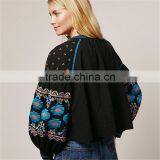 2017 OEM Ladies Embroidered Vintage Swingy Home Coat thumbnail-5