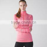 Dong Guan Sweatshirt Manufacturer Custom Half Zip Sweatshirt for Women thumbnail-6