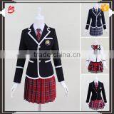 2017 Wholesale School Uniforms Design Pictures Primary School Girls Uniform thumbnail-1