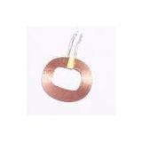 A5 Round Gold Copper Wire Qi Wireless Charger Coil For Mobile Phones