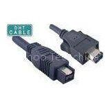 Insulated 1394A 6 Pin With Latches to 180 Degree 1394b 9pin Firewire Camera Cable
