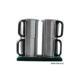 Sell Stainless Steel Coffee Cup Set (with Rack) thumbnail-1