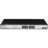 16-Port 10/100/1000M 802.3at PoE Switch With 2 Giga SFP Port