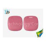 Pink Portable Dual USB ABS Plastic Power Bank 5600mAh Fashion
