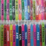 CG-BR257 Custom Promotional Silicone Slap Bracelet thumbnail-1