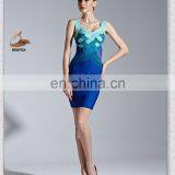 2016 Ombre Dress Sexy Prom Dress For Girls Tight Bandage Dresses thumbnail-4