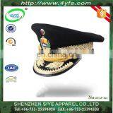 OEM Customized Military Peaked Cap, Officer Hat thumbnail-1