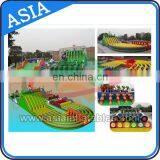 Outdoor Fun Easy Jumper Team Adult Inflatable Obstacle Course , Workout Obstacle Game