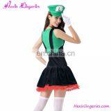 Drop Shipping Cute Mario Sexy Halloween Costume Adults thumbnail-2