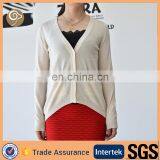 Women v Neck Cashmere Cardigan thumbnail-1