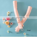 Llittle Ladies pink Lace glove for Masquerade cosplay glove