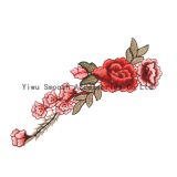 Wholesale Fashion Beautiful Flower Rose Fabric Clothing Accessories Embroidery Patch