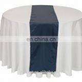 factory hot selling ployester satin table runner for wedding