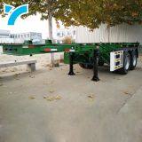 Skeleton 2axles 20FT Container Chassis Container Semi Truck Trailer thumbnail-5