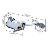Foot Operate Brass With Chrome Basin Tap Cold Only Toilet Tap Hospital Washing Tap thumbnail-2