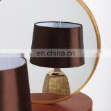 European Modern Style Indoor Ceramic Base Gold Table Porcelain Lamp for Home Decor thumbnail-4