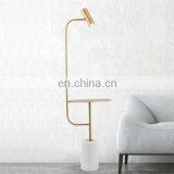 Современные уникальные дизайнерские золотые напольные лампы для освещения гостиных и отелей thumbnail-3