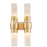 Contemporary Indoor Wall Light E27 LED Bulb Luxury Golden Wall Lamp For Home