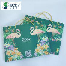 Wholesales Custom Logo Printed Clothing Packaging Shopping Kraft Gift Paper Bag thumbnail-5