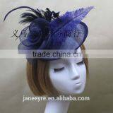 2015 Ladies Design Feather Fascinator Sinamay For Party/Races/Chuch thumbnail-2
