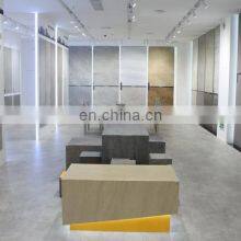 Поставщик из местного завода в Китае. Плитка напольная из матового керамического порцелана серого цвета в стиле рустик с узором терраццо из водяных гальки с содержанием воды 1 - 3%. JSH6002D thumbnail-3