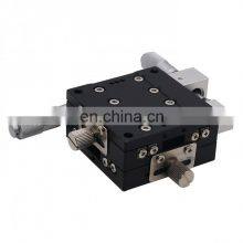 60*60mm Displacement Platform Trimming Station Sliding Table Manual XY Axis Linear Stage thumbnail-5