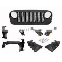 Maiker Offroad Front Grille Fender For Jeep Wrangler JK 2007-2017 Crusher Flares Body Kit Accessories thumbnail-1