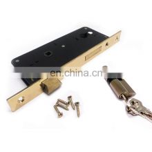 High quality profile plug-in lock body  zinc-alloy latch door lock body cylinder suit with key
