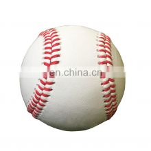 Professional Cowhide Real Leather 70% Wool filling cork Core Customized Hard Baseball ball