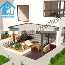 Modern Automatic Patio Outdoor Aluminium Pergola Opening Louvred Roof thumbnail-1