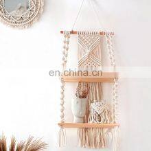 Hot Sale Macrame Shelves For Bedroom & Plant Boho Home Decor thumbnail-2