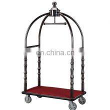 Sales Promotion Luxury 5 Star Lobby Luggage Cart Royal Polo Luggage Trolley/ Hotel Luggage Trolley Cart thumbnail-3