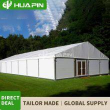 Outdoor Aluminum Alloy Temporary Warehouse Factory, Large European Style Herringbone Roof Storage Tent, German Greenhouse