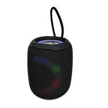 2024 New Products Outdoor IPX 6 Waterproof Colorful LED Light Fabric Bluetooth 5.3 Wireless Speaker thumbnail-2