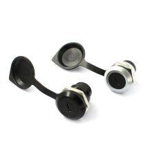 Type-C Female To Female Zinc Alloy Data Signal Extended Transmission Round Type-c Panel Mount Socket With Dust Cap thumbnail-3