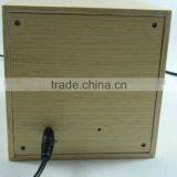 Nature Material High Quality Sensor Indoor Wooden Clock thumbnail-3