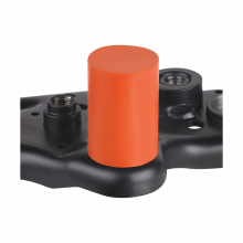 25mm High Temp Coating Masking Elastic Protective Cover Round Silicone Rubber Cap Sleeve MSC Series thumbnail-2